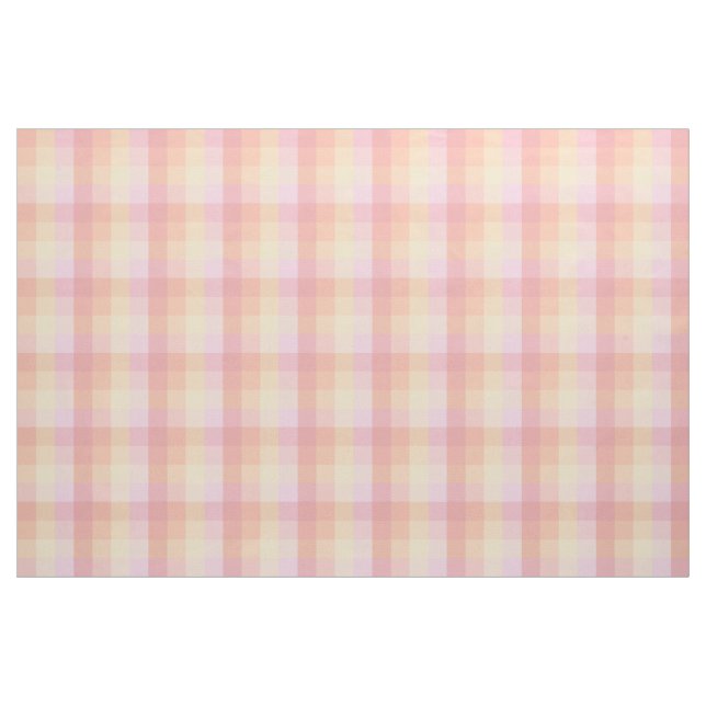 Tela Comprobación del muelle del Pastel en amarillo ros ("Cuarto gordo" (fat quarter))