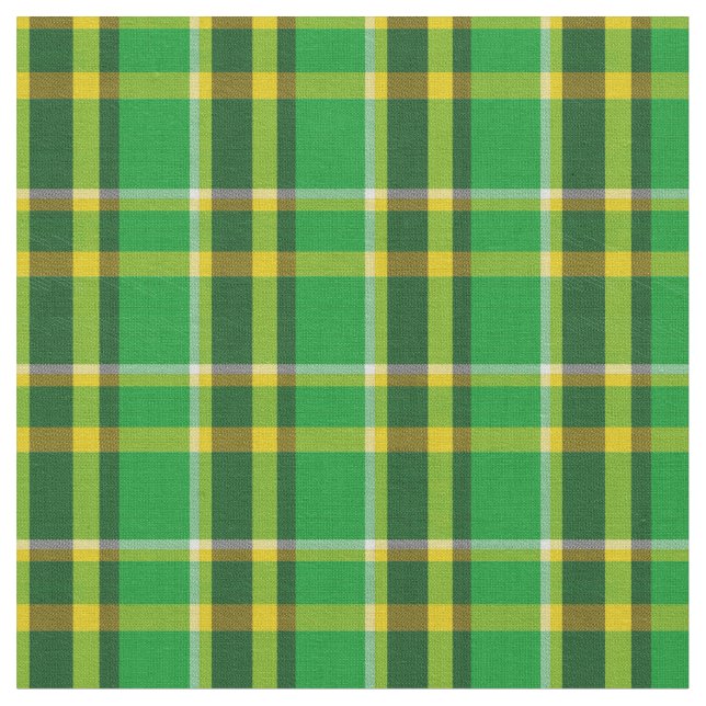 Tela Comprobación del patrón de plancha verde amarillo  (De cerca)