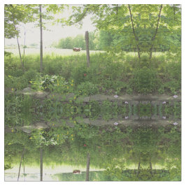 Tela con escena del pasto