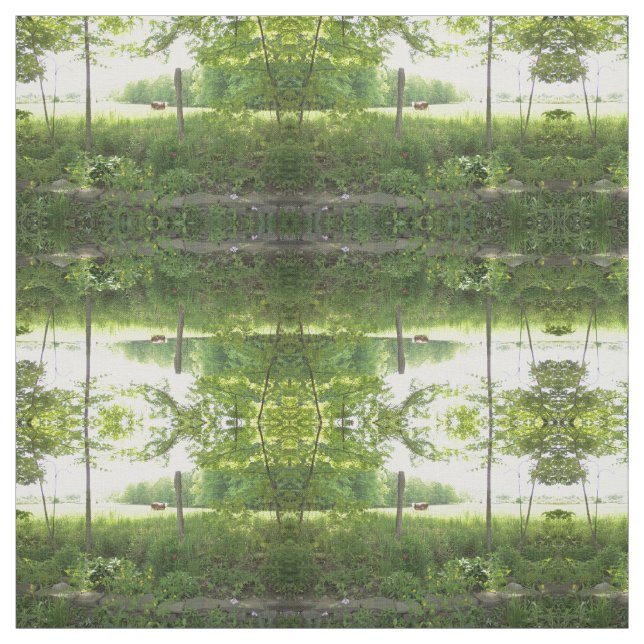 Tela con escena del pasto (Retal)