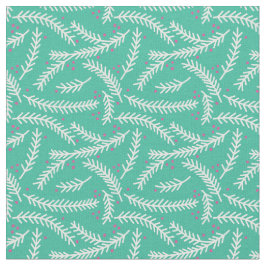 Tela con estampado de Berry Evergreen (Esmeralda)