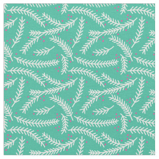 Tela con estampado de Berry Evergreen (Esmeralda)