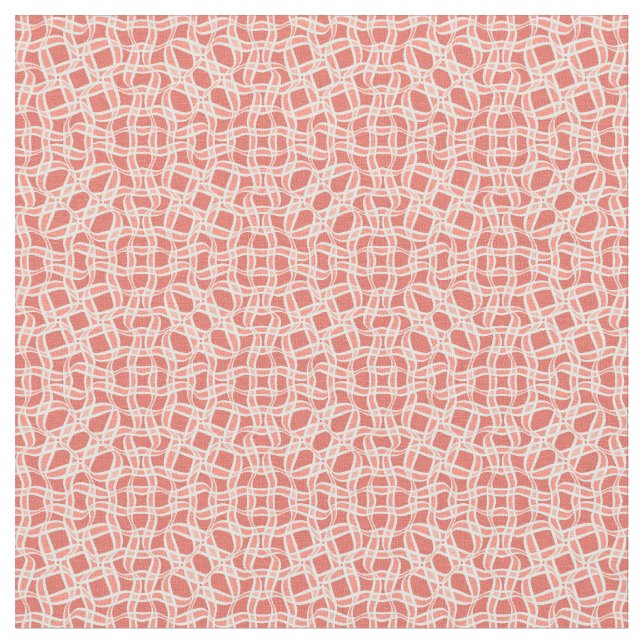 Tela con estampado de cuadro ondulado (De cerca)