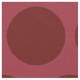 Tela con estampado de lunares de gran tamaño