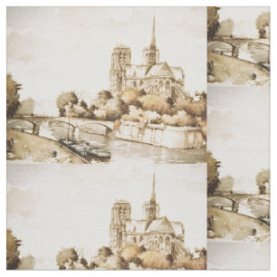Tela con "imágenes de la catedral de Notre Dame"