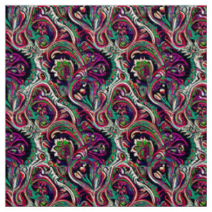 Tela con Patrón de Paisley Moderno y Elegante