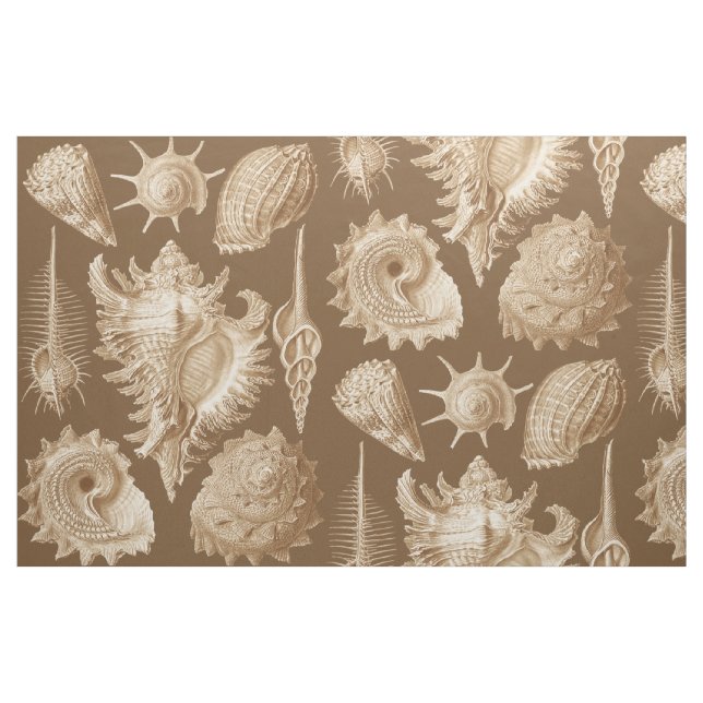 Tela Conchas Antiguas Vintage ("Cuarto gordo" (fat quarter))