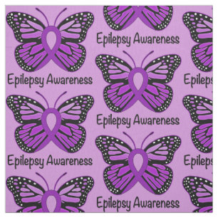 Tela Conciencia de la epilepsia con la cinta de la