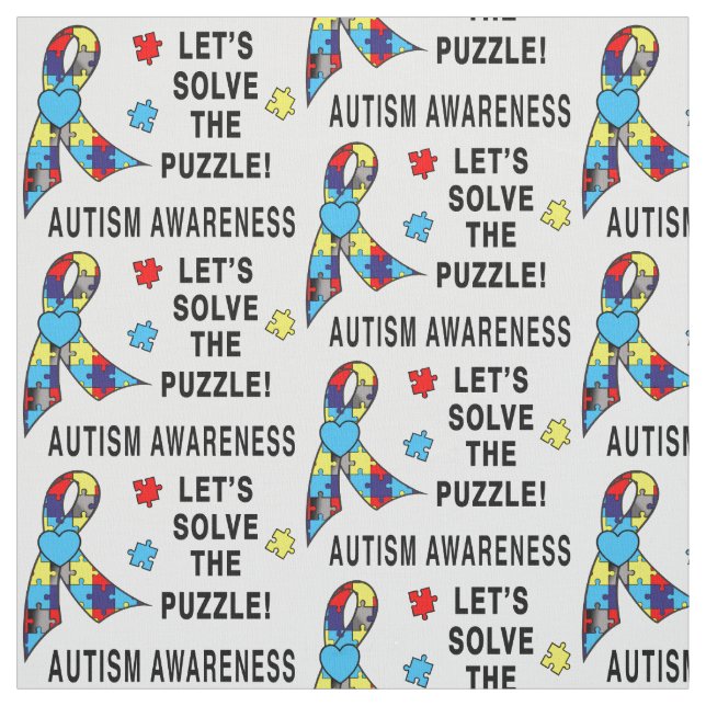 Tela Conciencia del autismo: ¡Solucionemos el (Retal)
