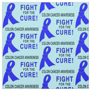 Tela Conciencia del cáncer de colon: ¡Lucha para la