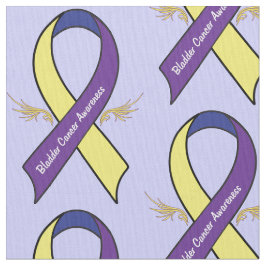 Tela Conciencia del cáncer de vejiga con las alas