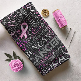 Tela Conciencia sobre el cáncer de mama Word Cloud ID26