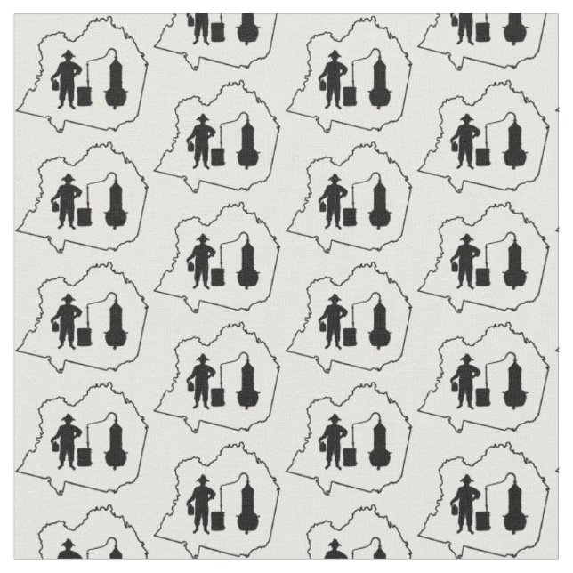 Tela Condado de Franklin, VA Moonshine Fabric (De cerca)