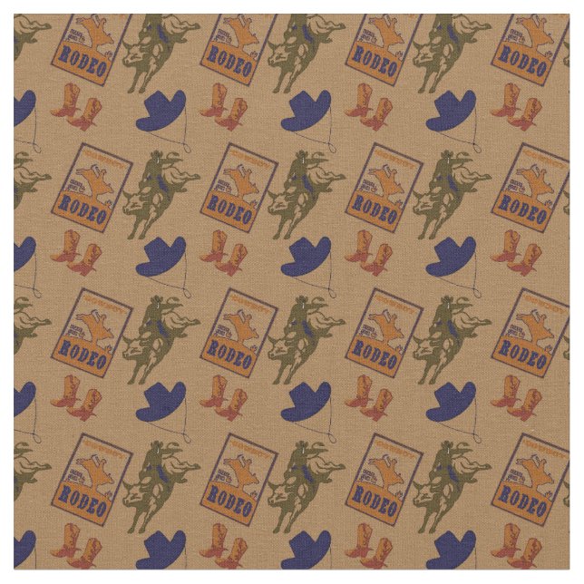 Tela Condado de Rodeo Cowboy Occidental  (De cerca)