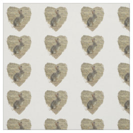 Tela Conejito Adorable sentado dentro de un animal gran