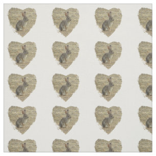 Tela Conejito Adorable sentado dentro de un animal gran