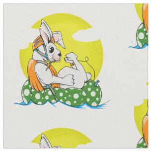 Tela Conejo con chaleco salvavidas