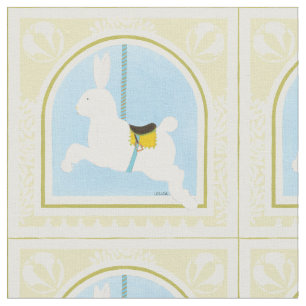 Tela Conejo de carrusel por June Erica Vess