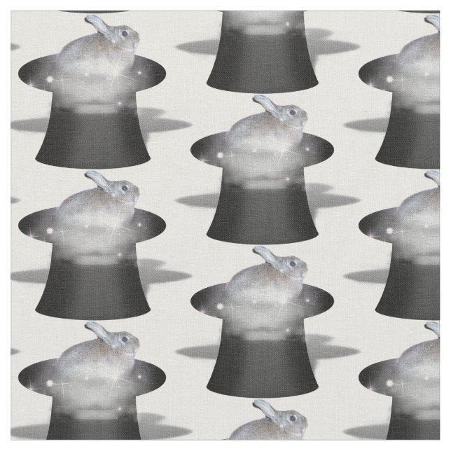 Tela Conejo en un Gorra mágico (De cerca)