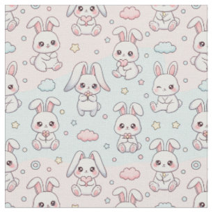Tela Conejo Feliz Bunny Kawaii