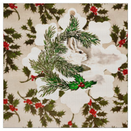 Tela Conejo Holly Snowflake