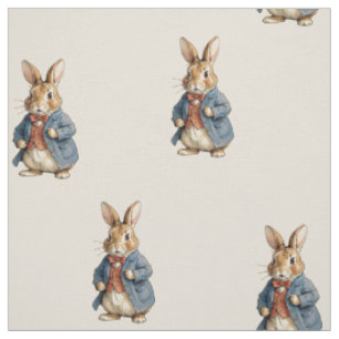 Tela Conejos a la Antigua