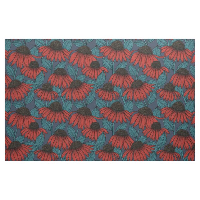 Tela Confluyentes rojos ("Cuarto gordo" (fat quarter))
