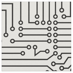 Tela Conjunto de circuitos - negro en blanco