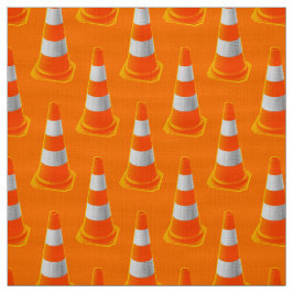 Tela Cono de tráfico con franjas grises