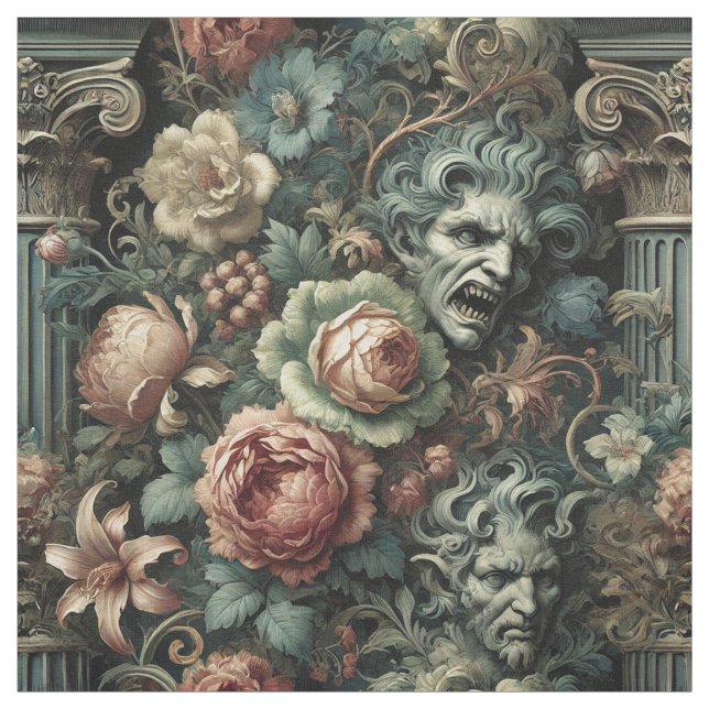 Tela Consejo de Duelo - Etiqueta de declaración gótica (Retal)