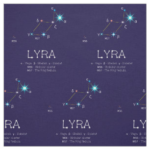 Tela Constelación De Stars Lyra