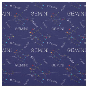 Tela Constelación de Zodiac Gemini