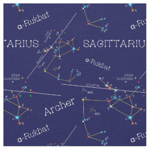 Tela Constelación de Zodiac Sagittarius