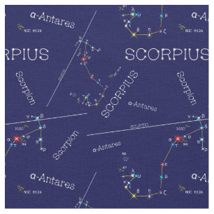 Tela Constelación de Zodiaco Escorpio