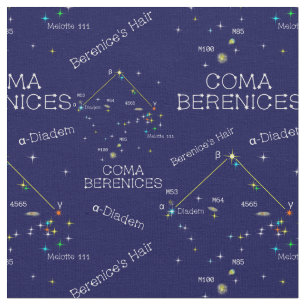 Tela Constelación del hemisferio norte Coma Berenices