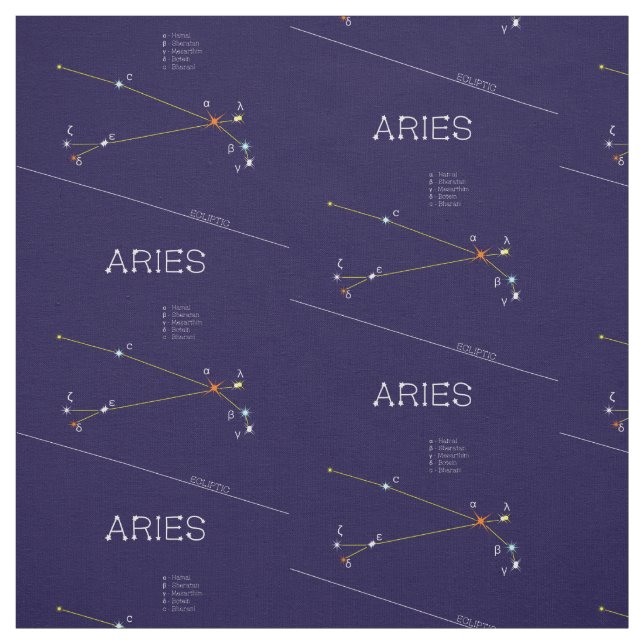 Tela Constellation Aries Zodiac (Retal)