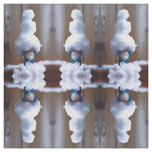 Tela Construyó un Snowman V (Retal)