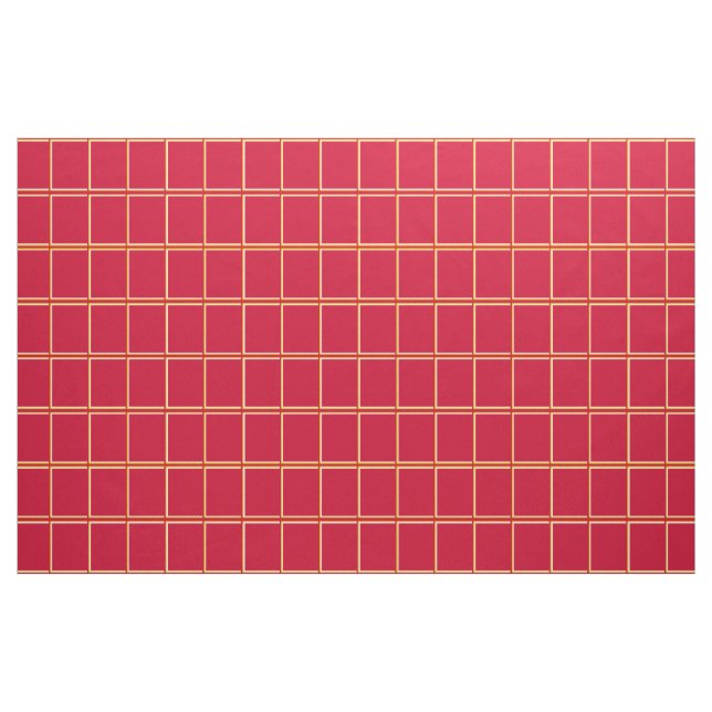 Tela Control rojo del cristal de Casey (Yarda)