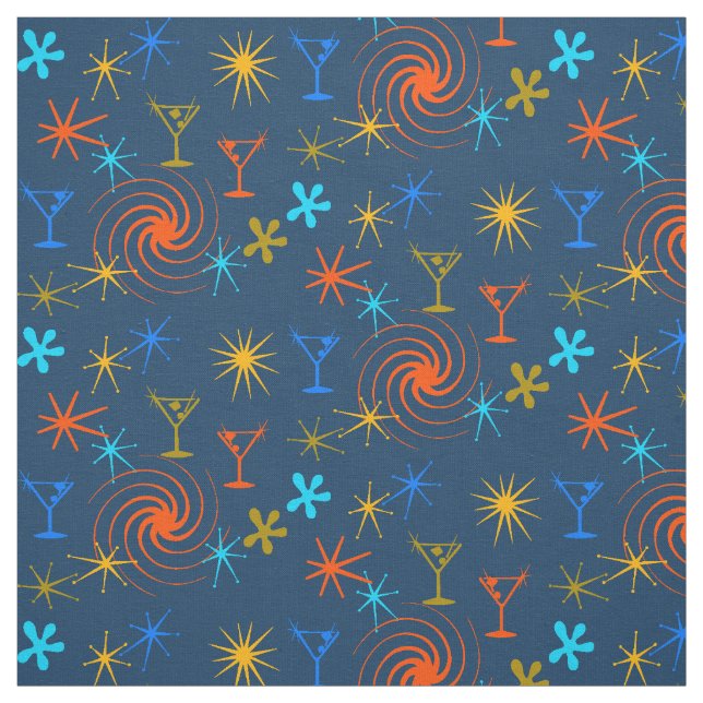 Tela Conversacional abstracto de Martini del hombre del (Retal)