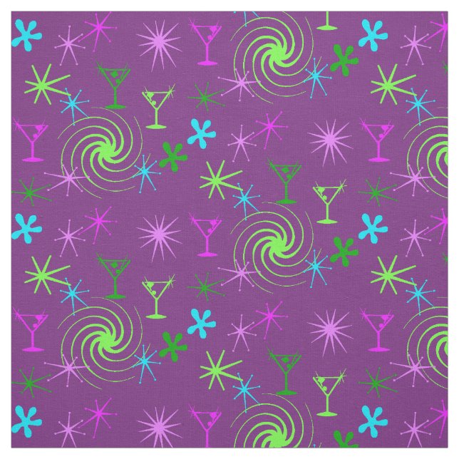 Tela Conversacional abstracto de Martini del hombre del (Retal)
