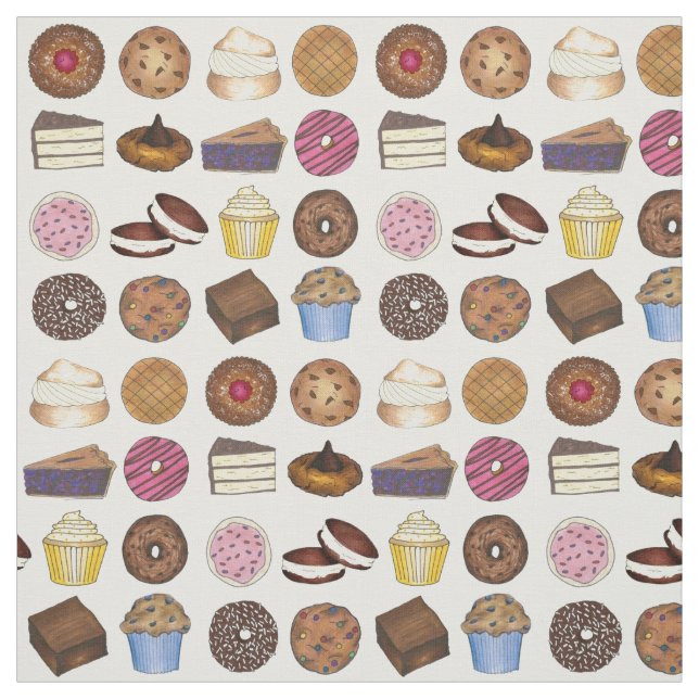 Tela Cookie Cookie Cake Pie Donut Brownie Muffin (Retal)