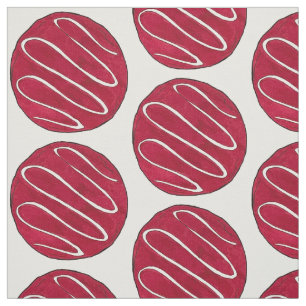 Tela Cookie de terciopelo rojo escarpado Imprimir venta
