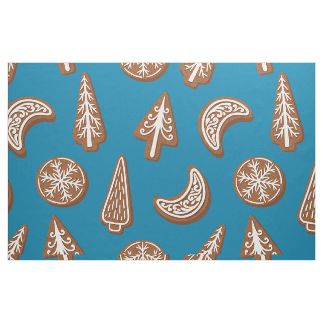Tela cookies de los navidades ("Cuarto gordo" (fat quarter))