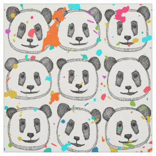 Tela cookies de panda de bandeja pop