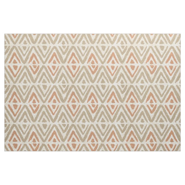 Tela Coordenadas tropicales de spa- Zig Zag tribal ("Cuarto gordo" (fat quarter))