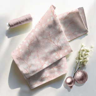 Tela Copo/rosa de color de agua Snowdrop Pink/Copper ID