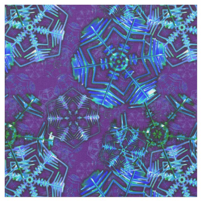 Tela Copos de nieve (De cerca)