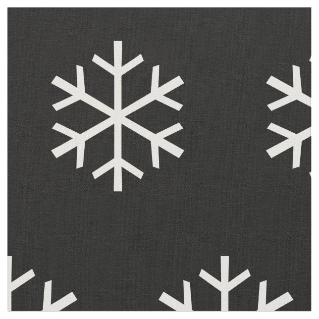 Tela +{ Copos de nieve blancos }+ (De cerca)