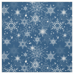 Tela Copos de nieve blancos a cielo abierto