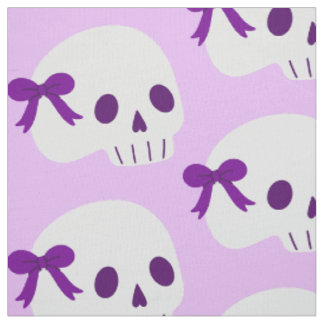 Tela coqueta halloween lazo adorable calavera